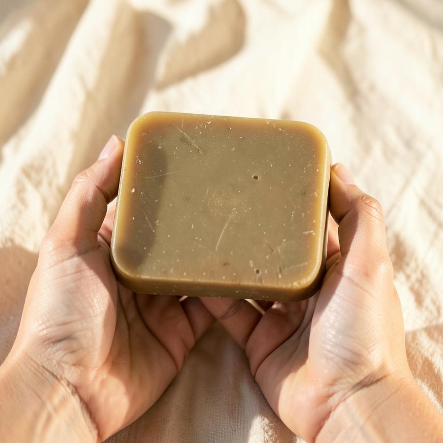 Unais Natural handmade soap lifestyle photograph